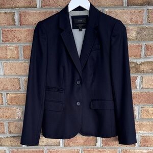 J Crew navy schoolboy blazer, size 4